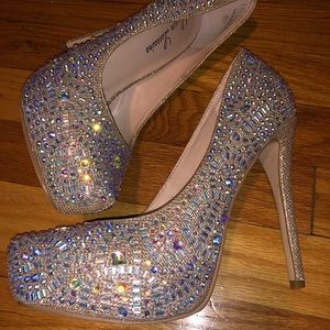 New! Holographic Crystal High Heels Heels!